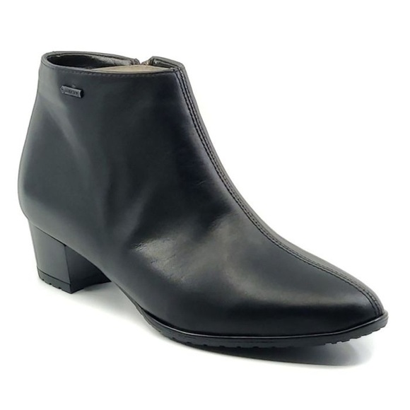Ara Prisha Black Leather GORE-TEX Zip Ankle Boot 6.5 NWT - Picture 2 of 9